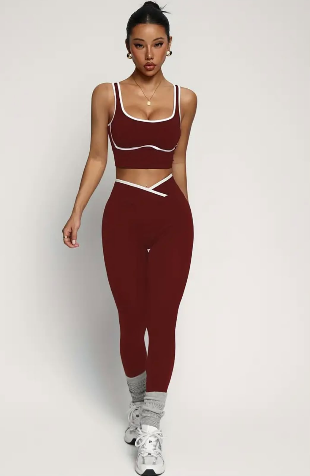 Conjunto deportivo sin mangas