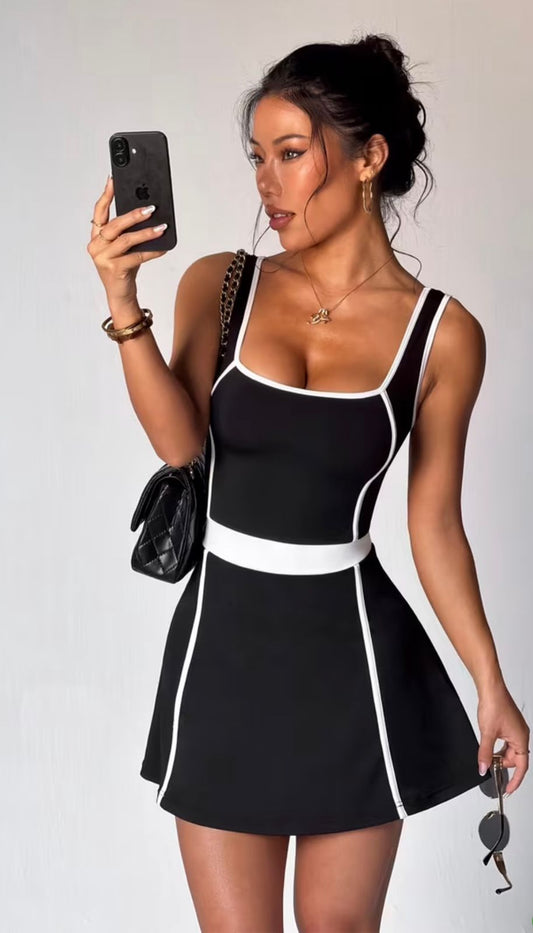 Vestido deportivo con short
