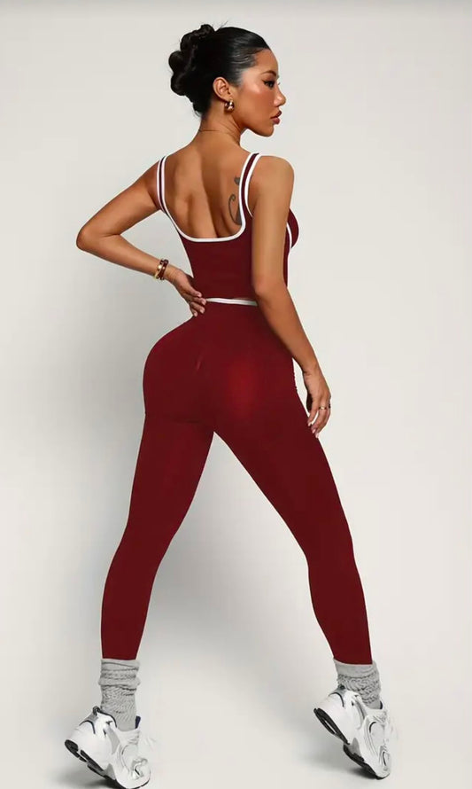 Conjunto deportivo sin mangas