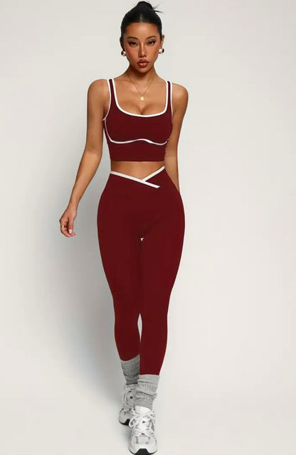 Conjunto deportivo sin mangas